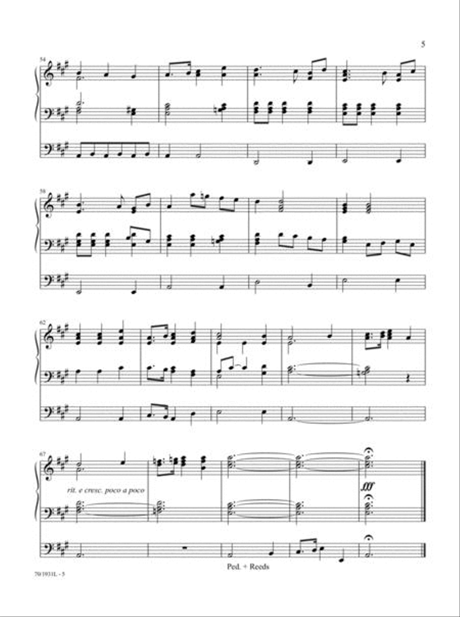The Organist's Library, Vol. 58 Organ Solo scores gallery preview page 5