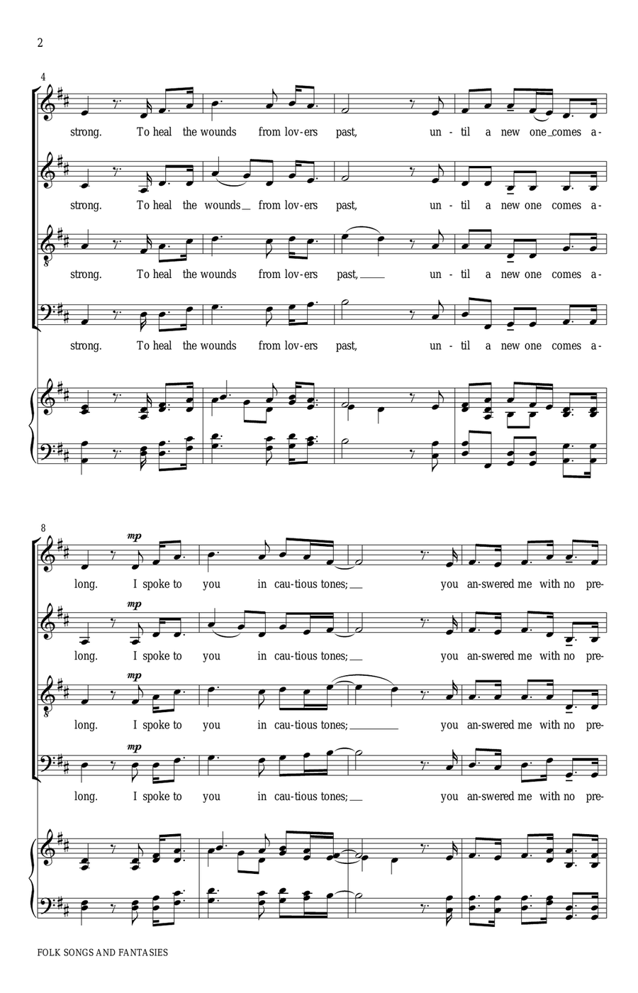 And So It Goes 4-Part scores gallery preview page 2