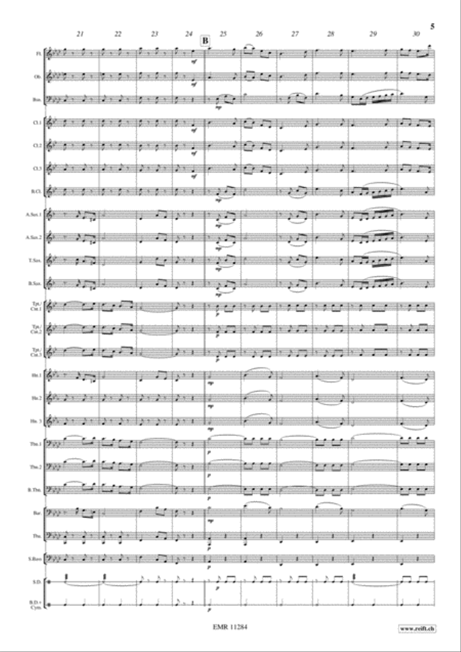 Slaidburn Concert Band scores gallery preview page 6
