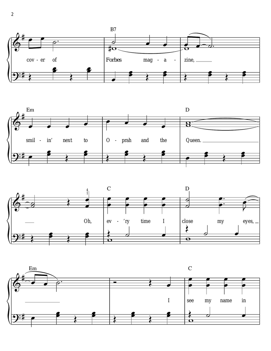 Billionaire Voice scores gallery preview page 2