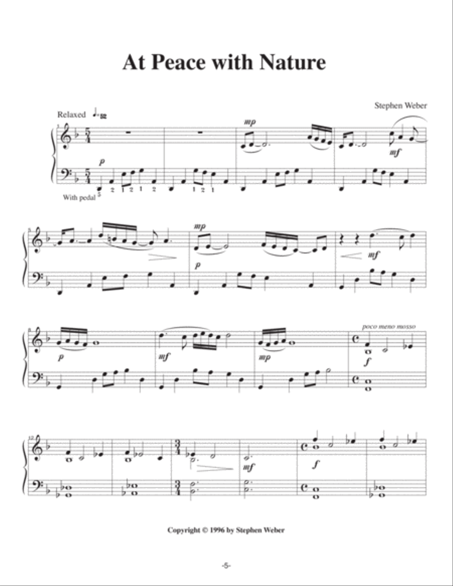 Vignettes for Piano Solo, Volume 2 Piano Solo scores gallery preview page 6