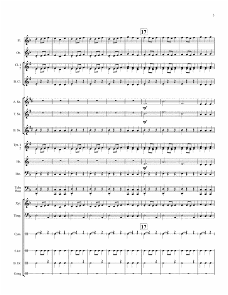 Dragon Slayer Concert Band scores gallery preview page 4