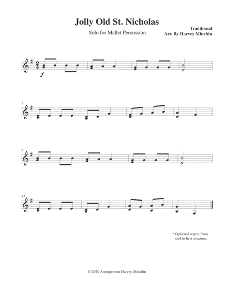 Seven Studies for Solo Mallet Percussion Christmas Percussion Ensemble scores gallery preview page 3