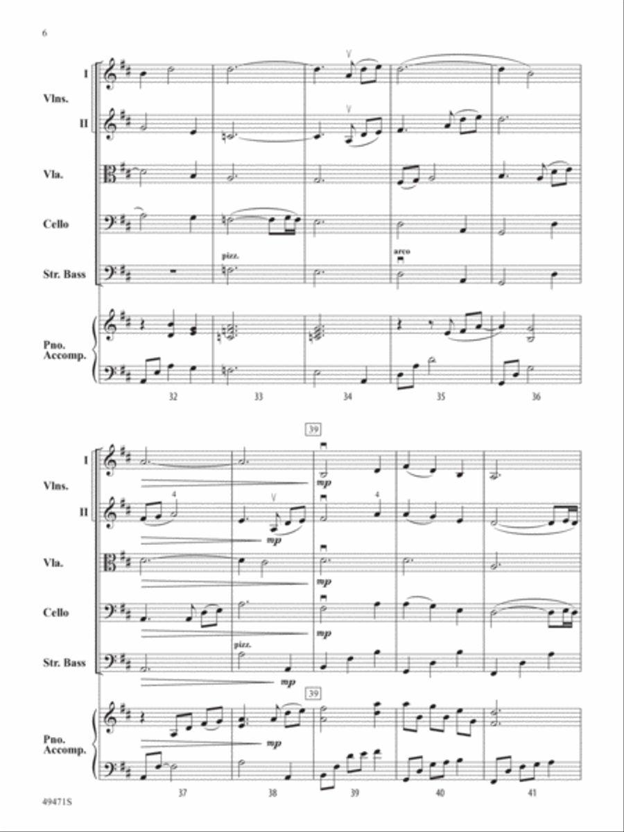 Ruby Mountain Serenade String Orchestra scores gallery preview page 7