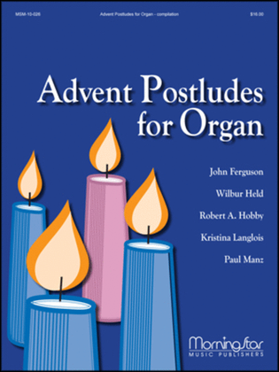 Book cover for Advent Postludes for Organ