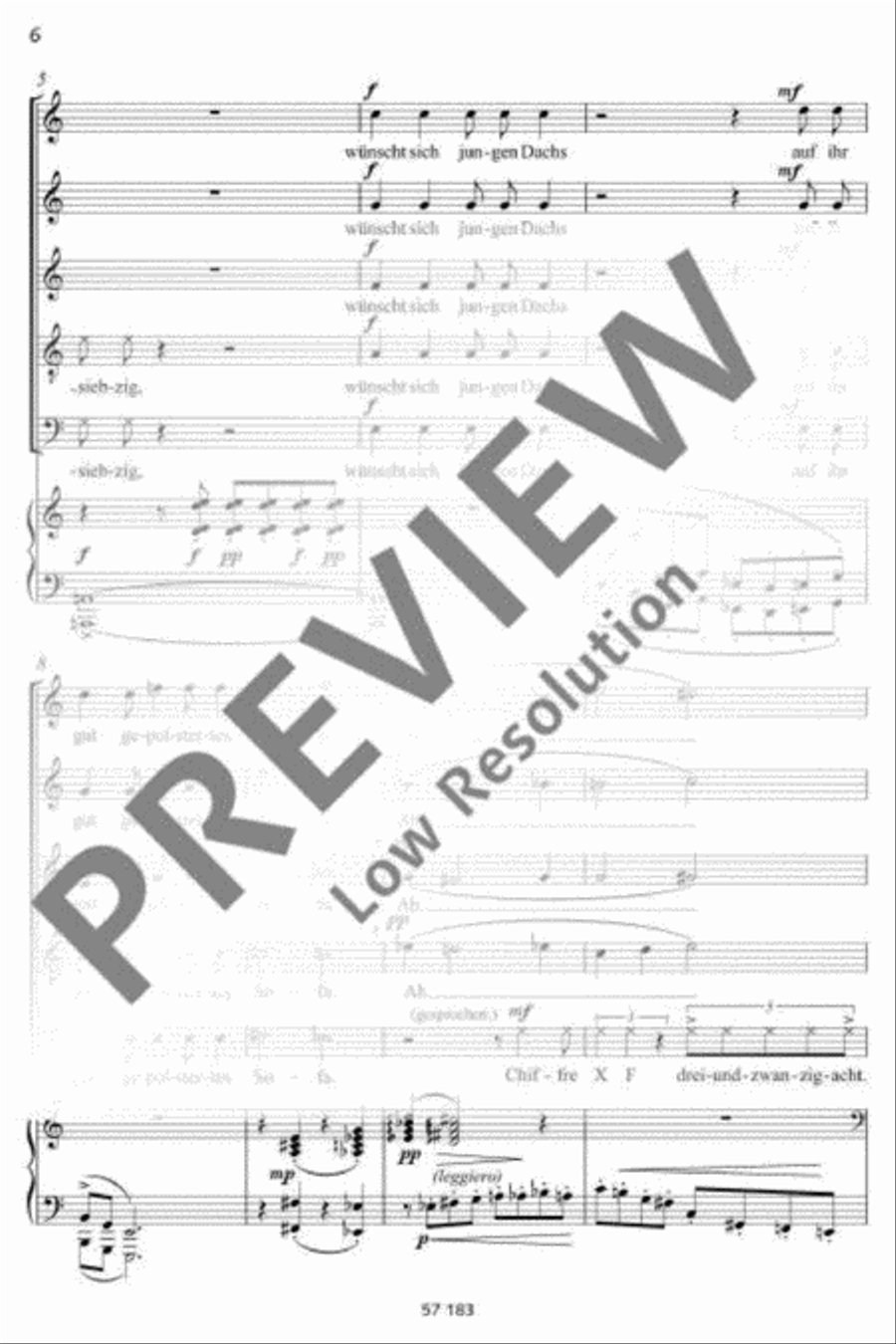 Variationen über die Liebe Mixed Choir scores gallery preview page 7