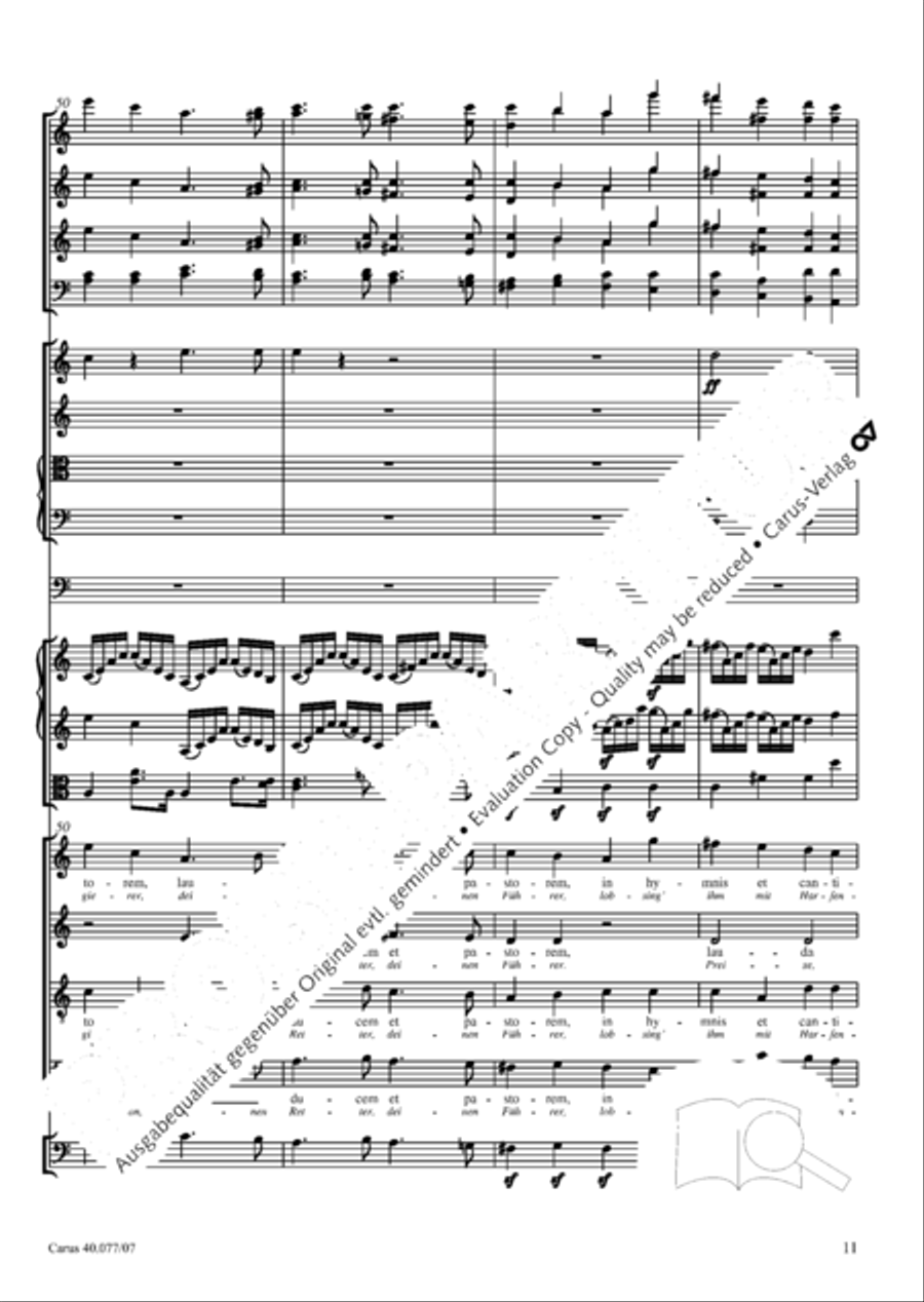Lauda Sion 4-Part scores gallery preview page 24