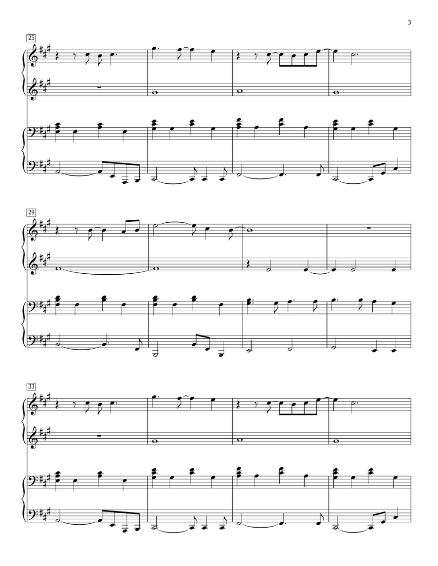 While My Guitar Gently Weeps Electric Guitar scores gallery preview page 3