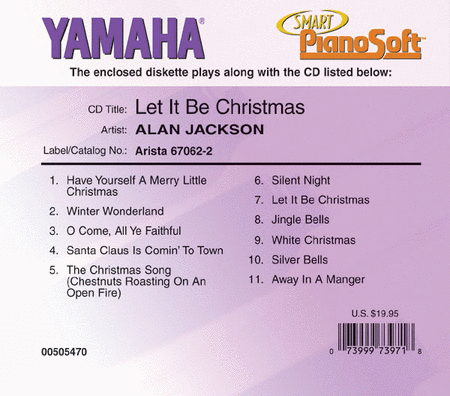 Alan Jackson - Let It Be Christmas - Piano Software