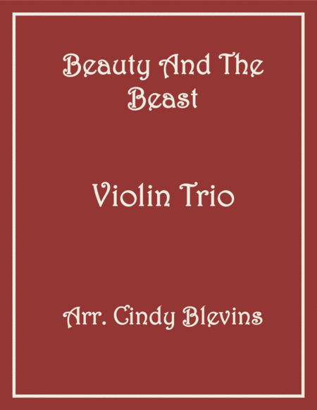 Beauty And The Beast, for Violin Trio image number null