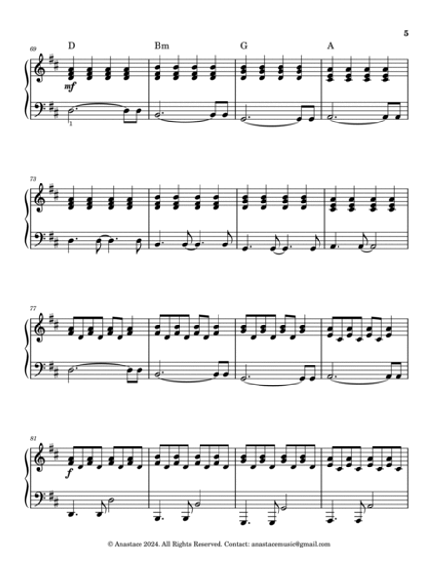 How To Play Chord Style Piano - All Twelve Keys Electronic Keyboard scores gallery preview page 6