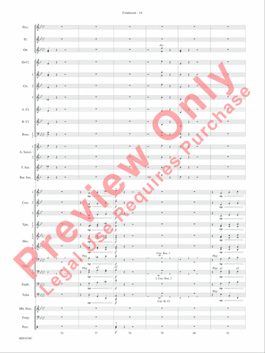 Fiddle-Faddle Concert Band scores gallery preview page 16