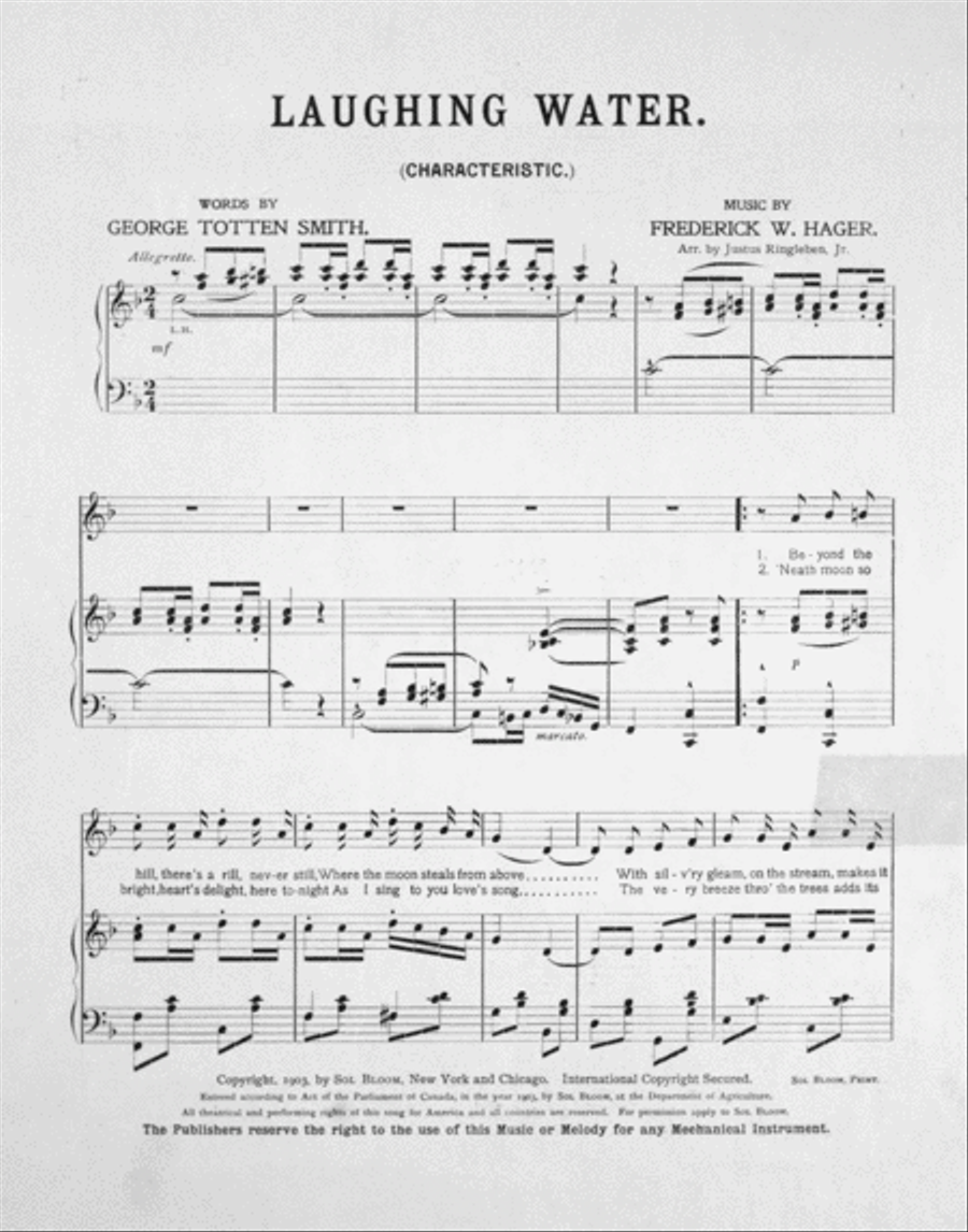 Laughing Water. Song Voice scores gallery preview page 2