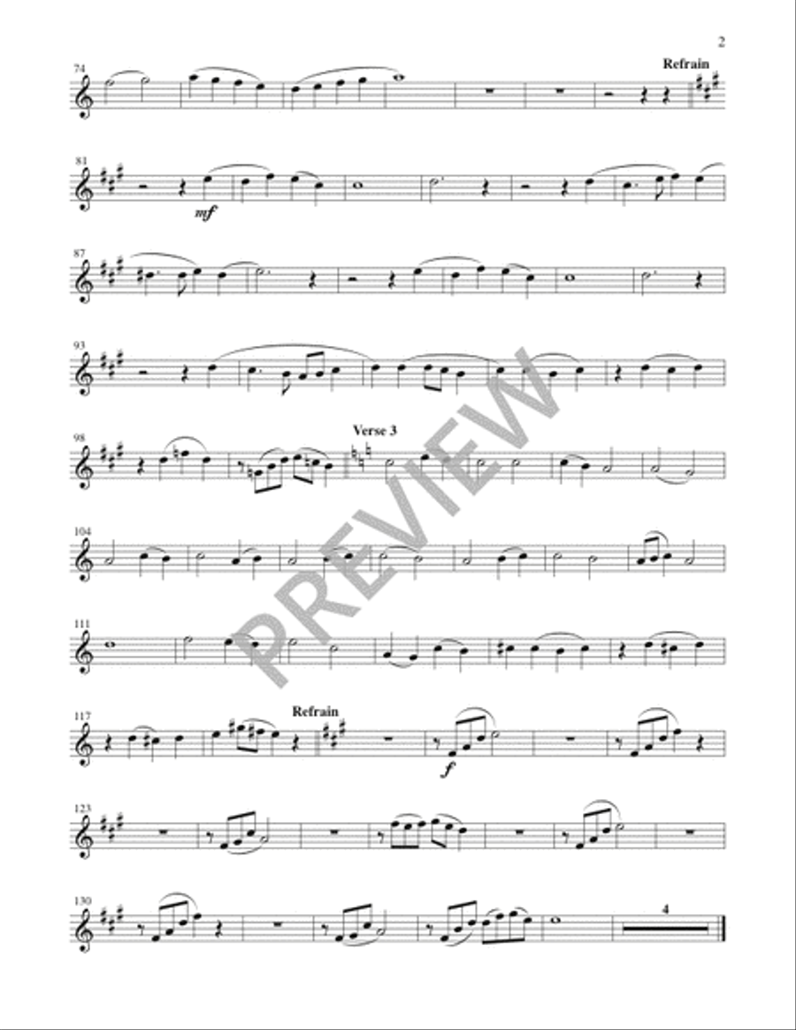 O Sacrament Most Holy - Instrument edition Flute scores gallery preview page 5