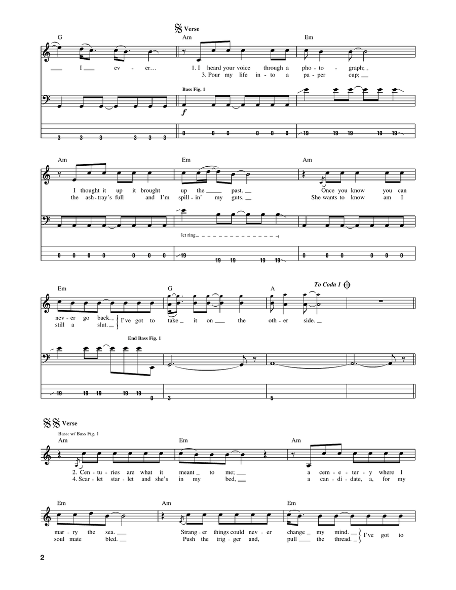 Otherside Otherside Acoustic Guitar scores gallery preview page 2