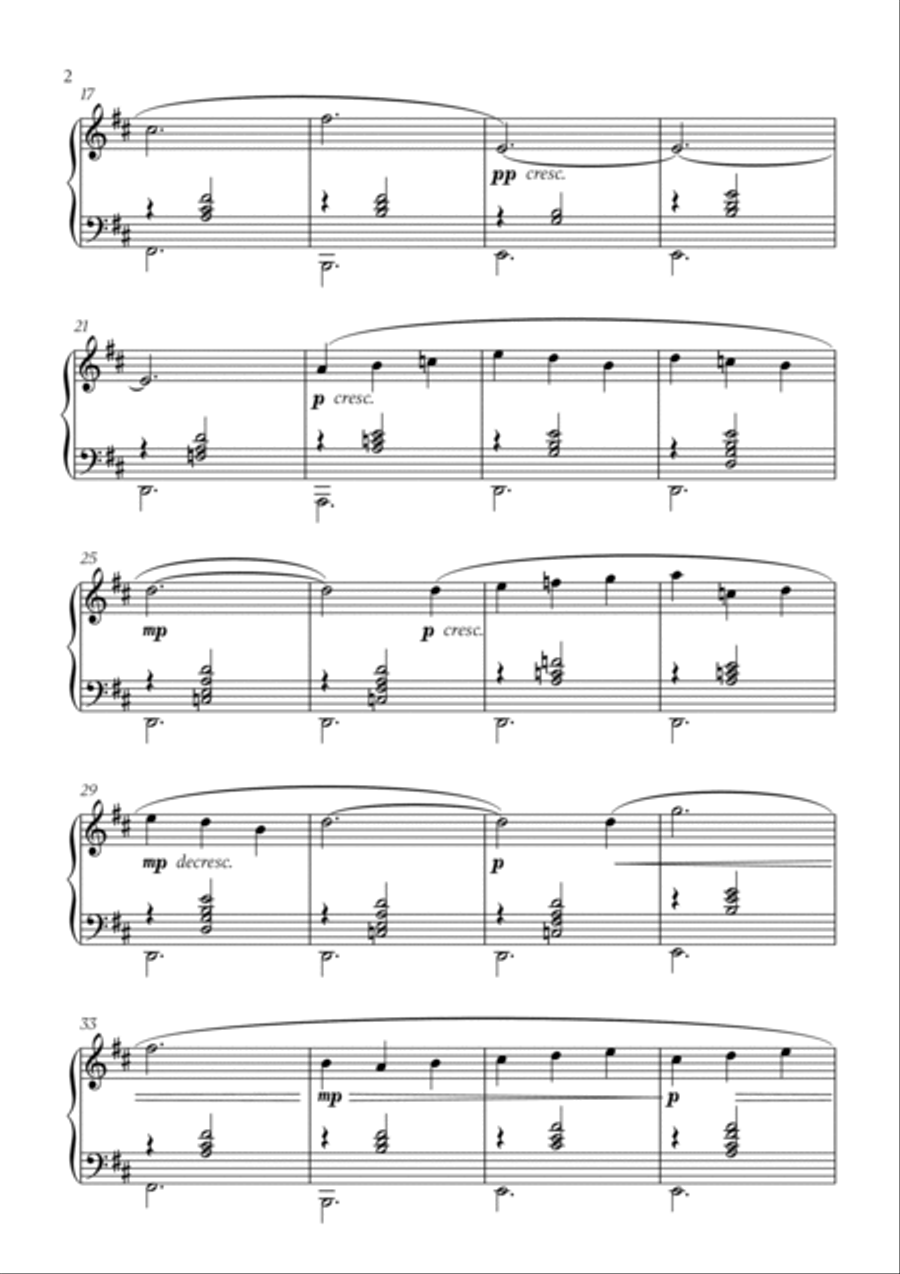 Gymnopédie No. 1 Gymnopédie No. 1 Easy Piano scores gallery preview page 2