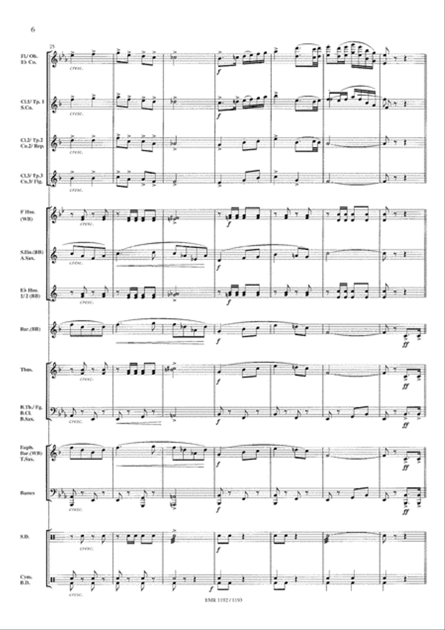 Marche du Boulanger Concert Band scores gallery preview page 7