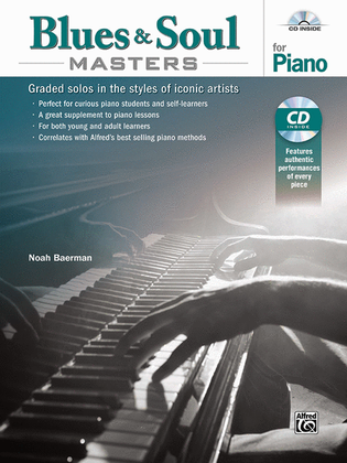 Book cover for Blues & Soul Masters for Piano