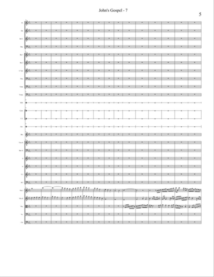 John's Gospel - 7C - The Resurrection Choir scores gallery preview page 5