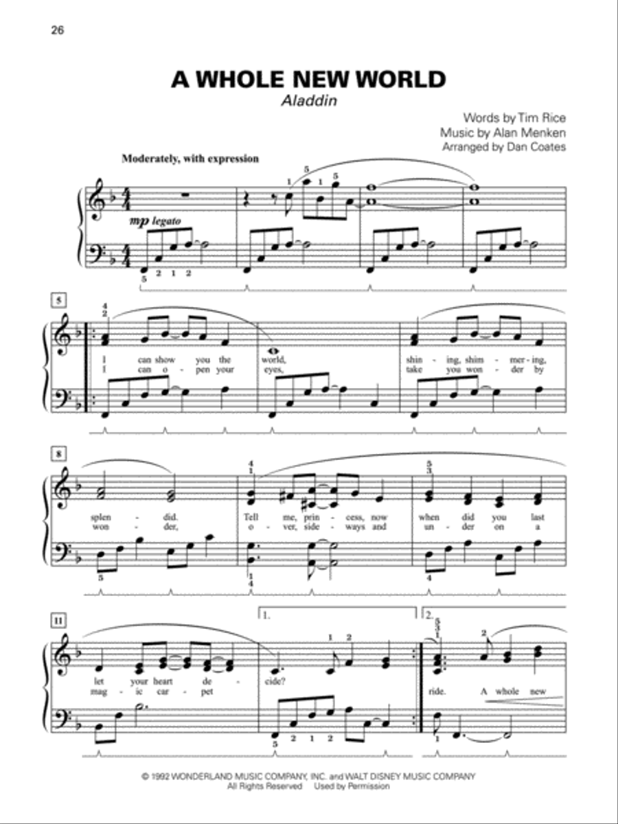 Dan Coates Popular Piano Library -- At the Movies, Book 3 Piano Solo scores gallery preview page 5