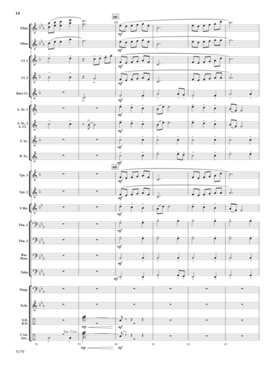 American Journey Concert Band scores gallery preview page 13
