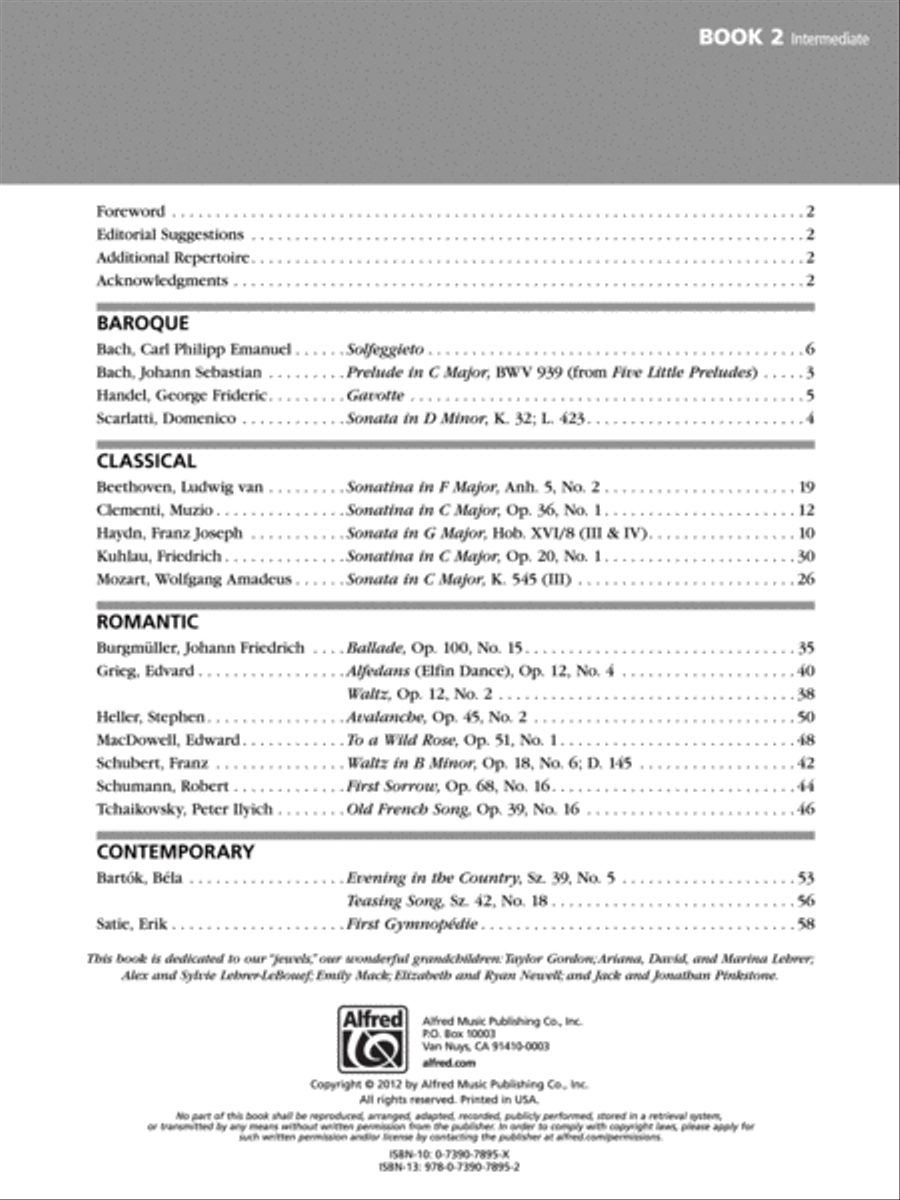 Classics for the Developing Pianist, Book 2 Piano Solo scores gallery preview page 2