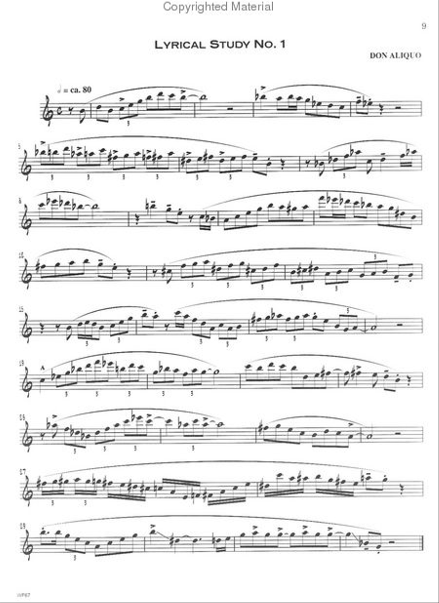 The Vandojazz - Etude and Exercise Book for Saxophone Clarinet scores gallery preview page 2