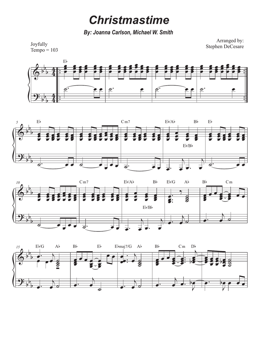 Christmastime Trumpet Solo scores gallery preview page 4