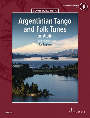 Book cover for Argentinian Tango and Folk Tunes for Violin