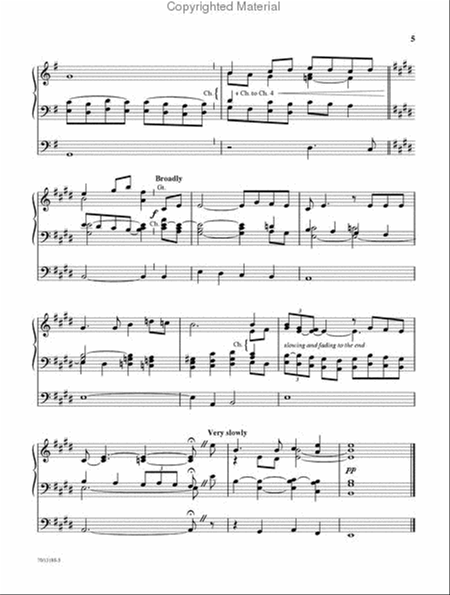 Wood Works for Lent and Easter Organ Solo scores gallery preview page 11