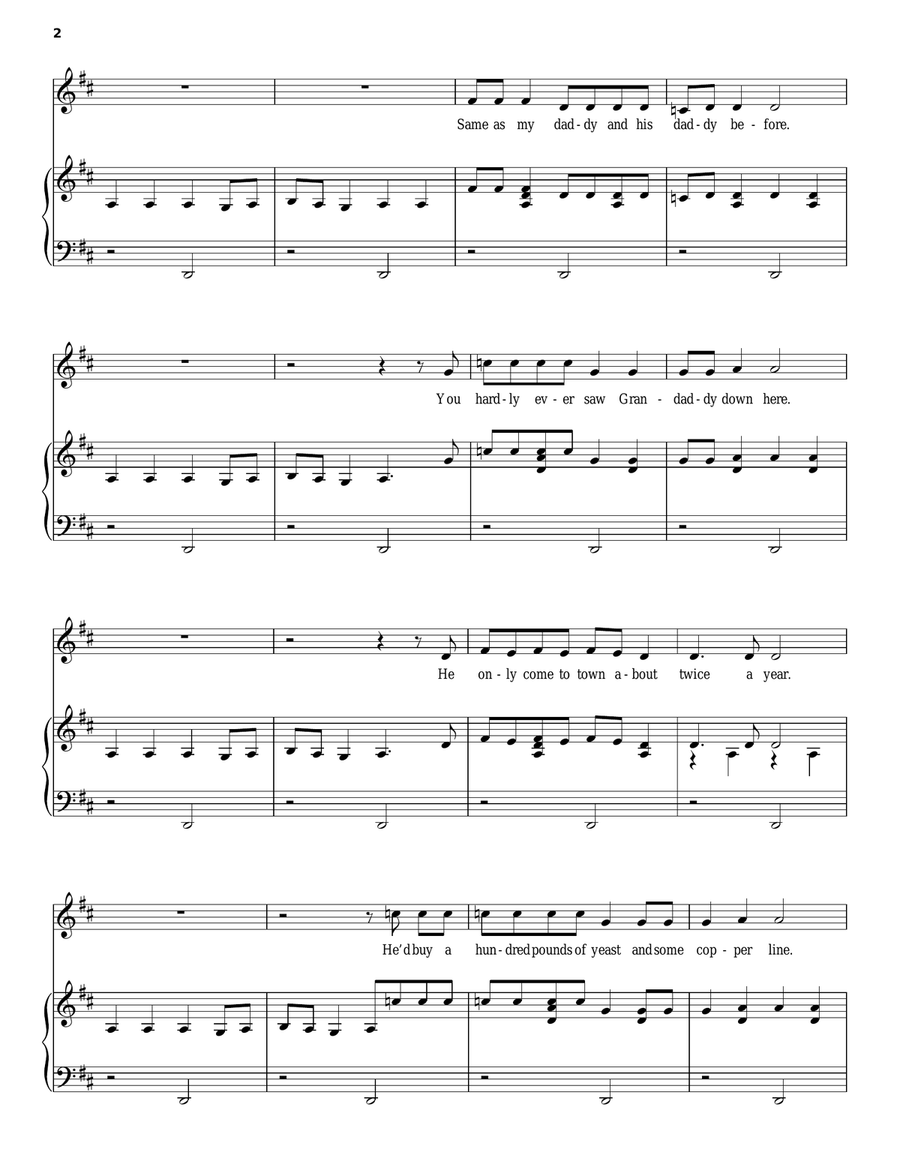 Copperhead Road Copperhead Road Piano, Vocal, Guitar scores gallery preview page 2