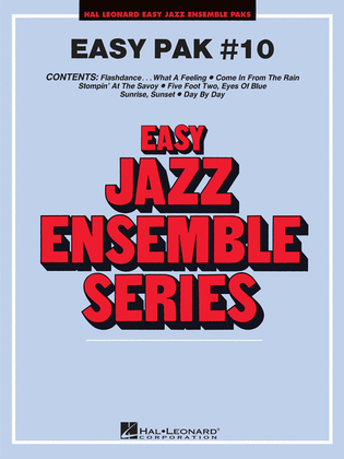 Book cover for Easy Jazz Ensemble Pak #10