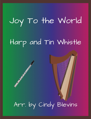 Joy To the World, Harp and Tin Whistle (D)