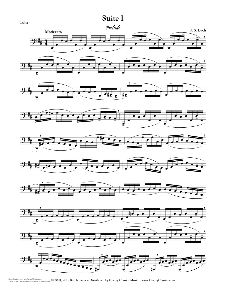 Unaccompanied Suites for Tuba Tuba scores gallery preview page 3