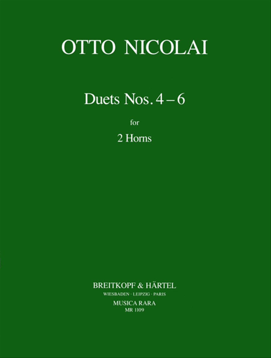Duets Nos. 4–6 Horn scores gallery preview page 1