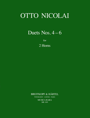 Book cover for Duets Nos. 4-6