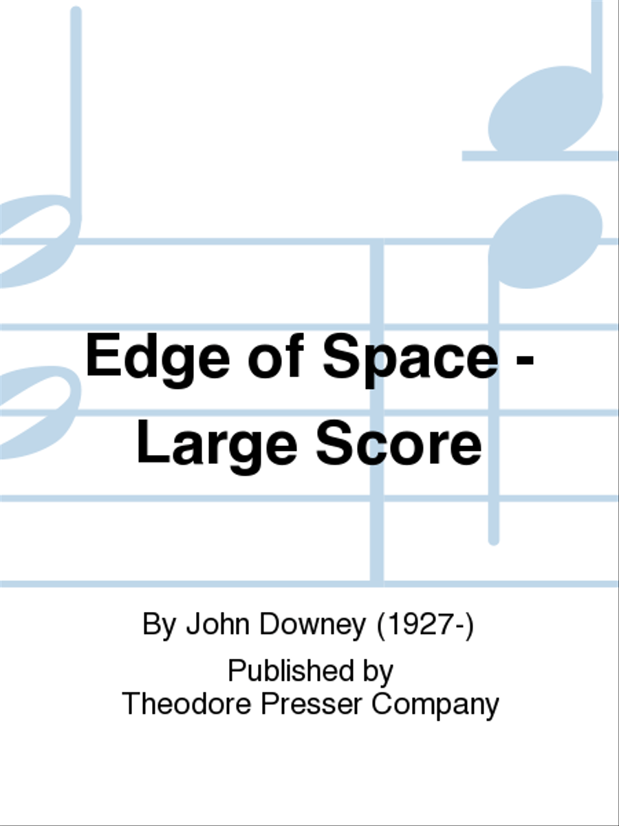 Edge Of Space - Large Score Orchestra scores gallery preview page 1