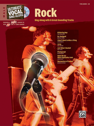 Book cover for Ultimate Vocal Sing-Along: Rock (Male Voice)