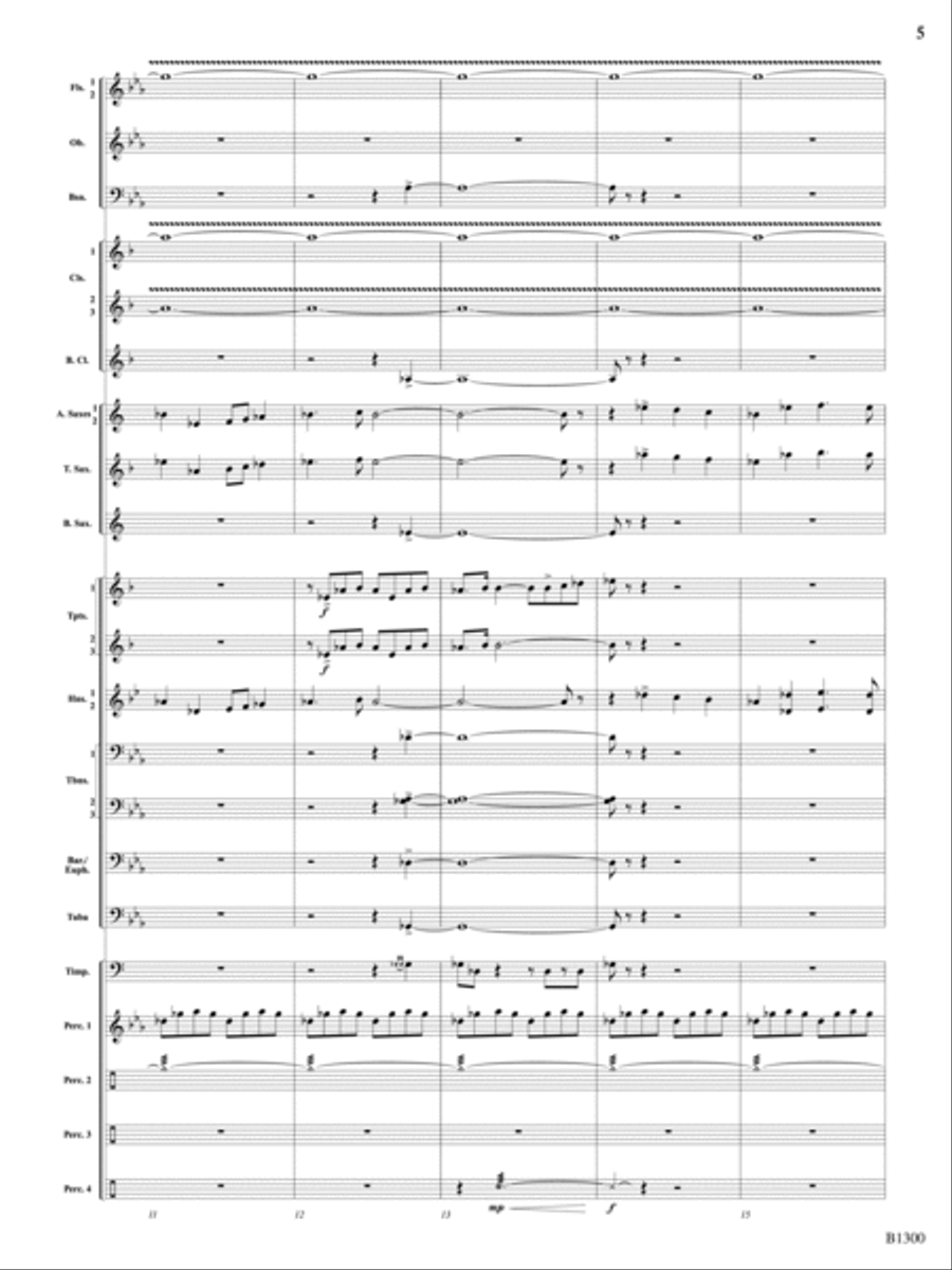 Firefall: Score Concert Band scores gallery preview page 5