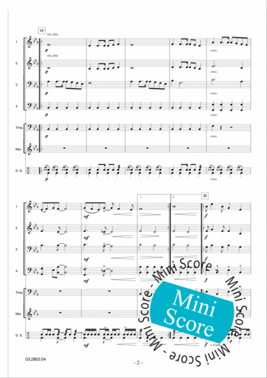Adventure Games Concert Band scores gallery preview page 6