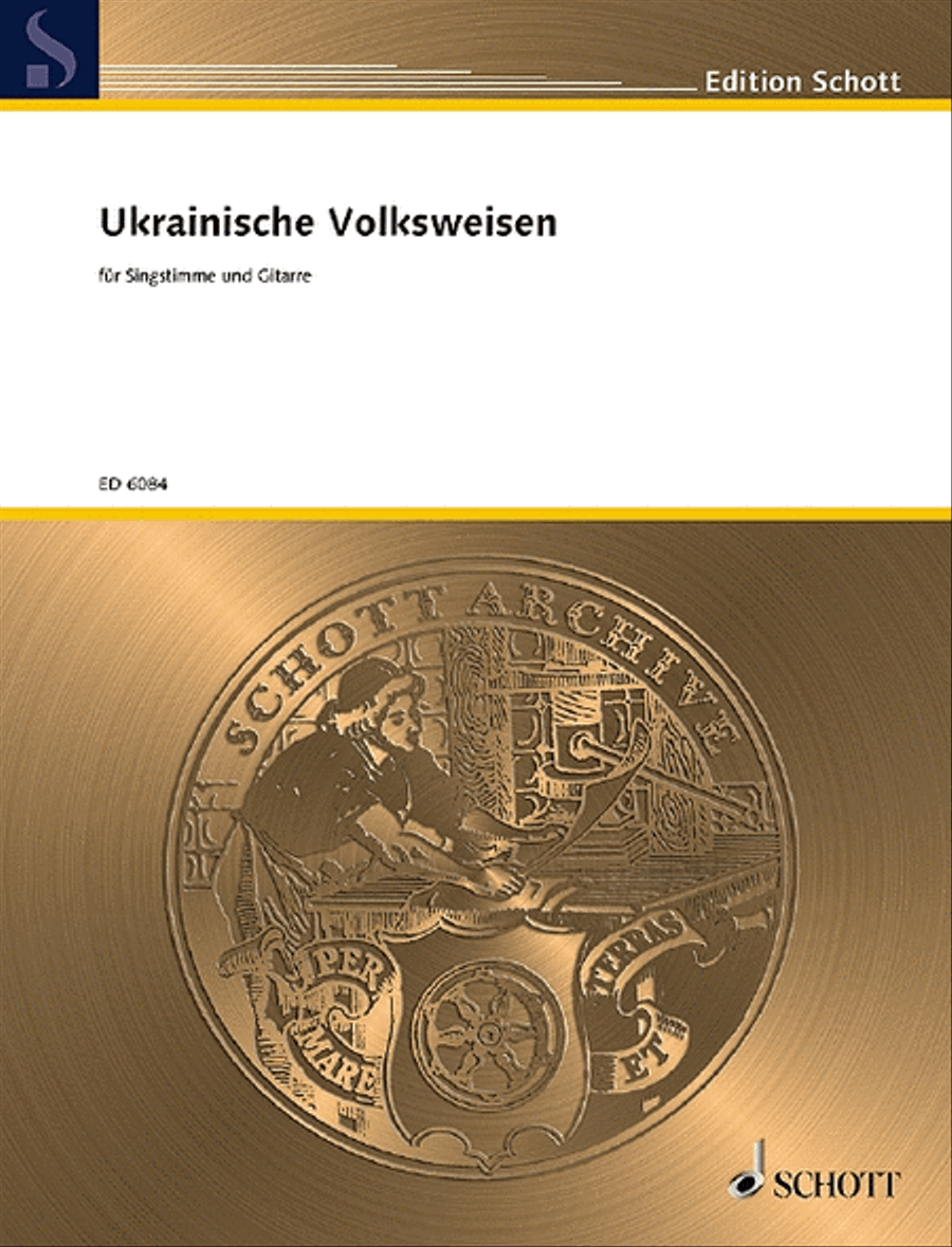 Ukrainische Volksweisen High Voice scores gallery preview page 1