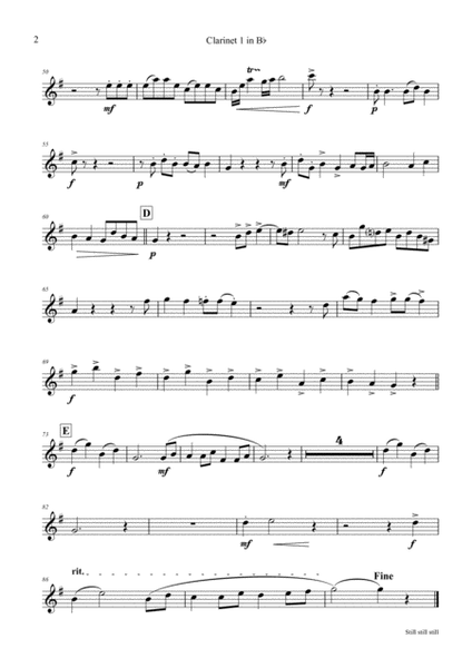 Still Still Still - Christmas song - Clarinet Quintet