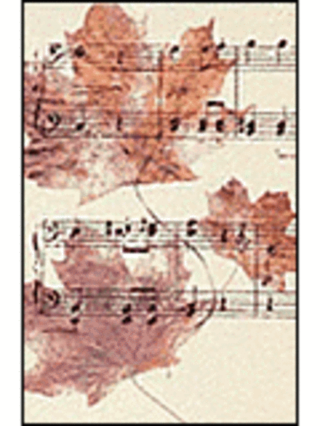 Schaum Recital Programs (Blank) #47: Leaves and Music