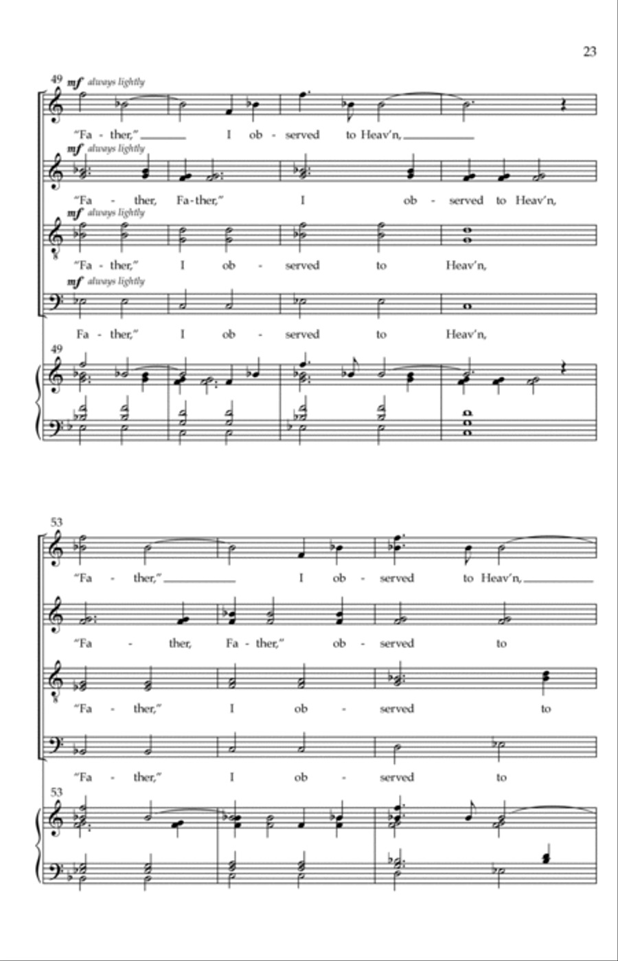 Three Nocturnes Divisi scores gallery preview page 19