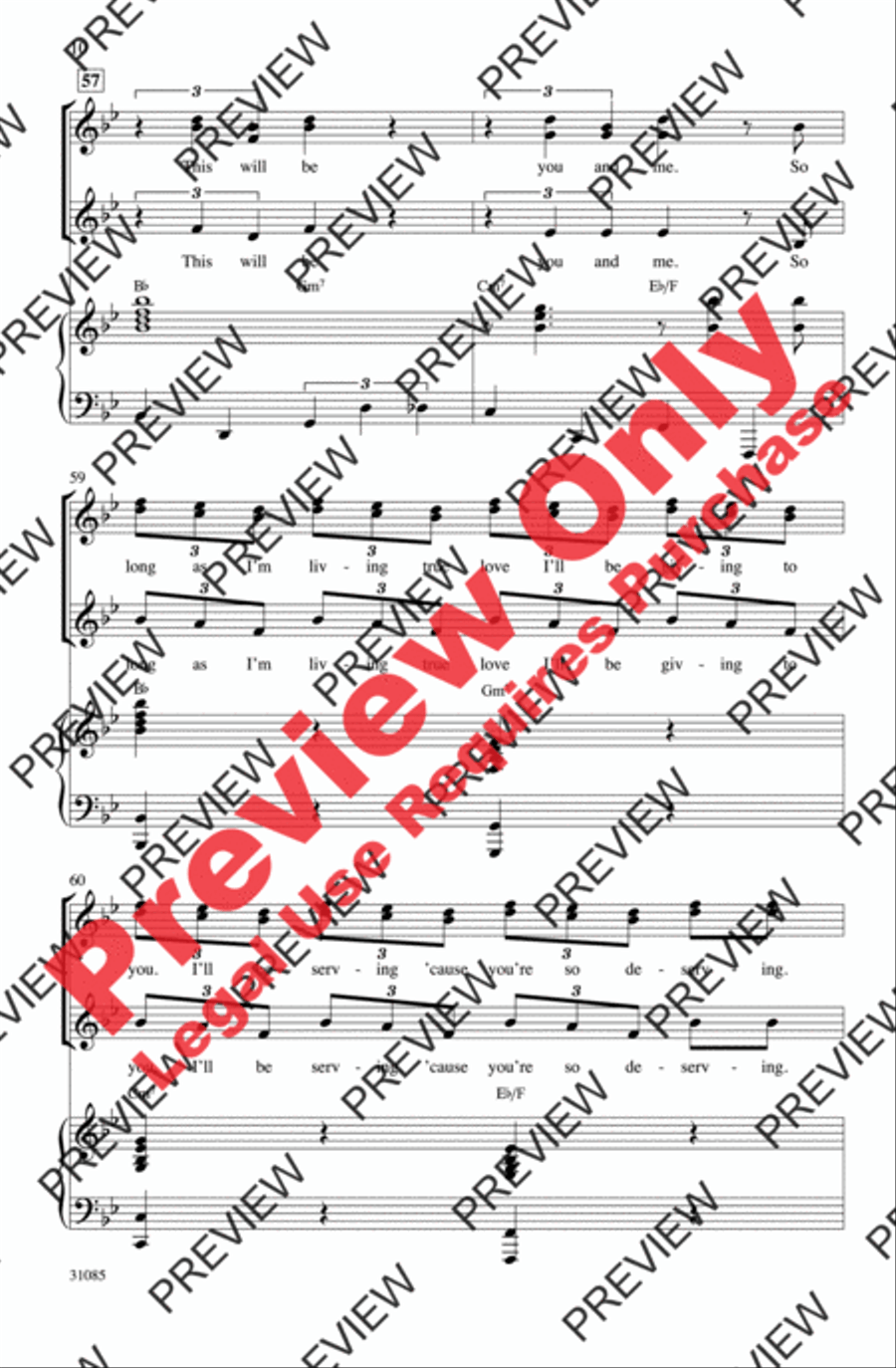 This Will Be (An Everlasting Love) Women's Choir scores gallery preview page 10