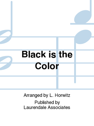 Book cover for Black is the Color