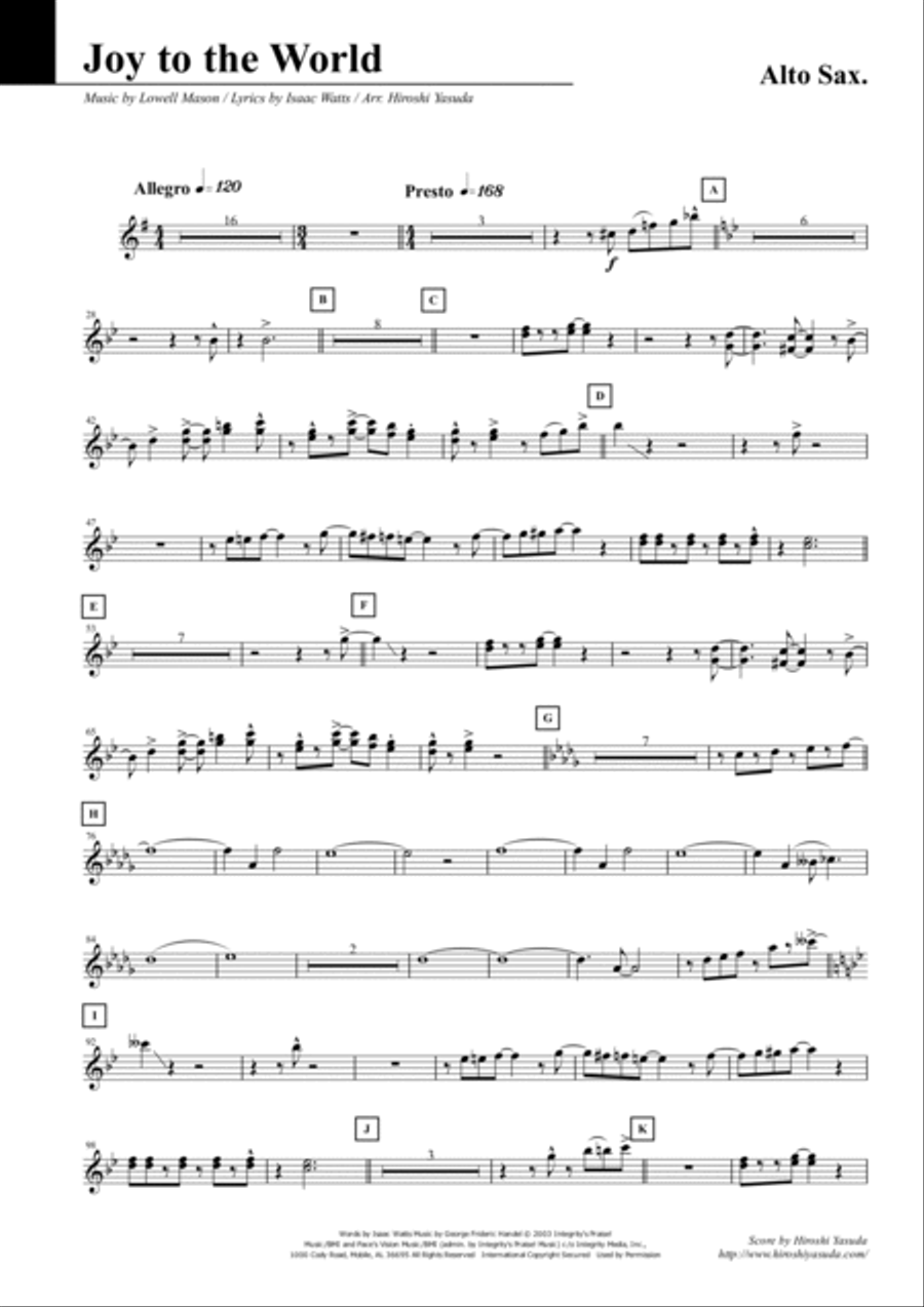 Joy To The World Small Ensemble scores gallery preview page 5