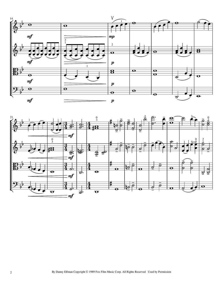 Ice Dance String Quartet scores gallery preview page 4