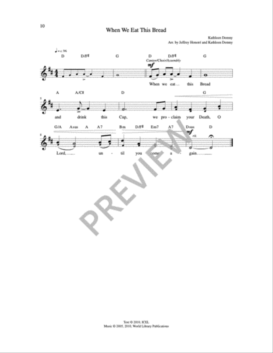 Mass of Joy - Choir / Guitar Edition Choir scores gallery preview page 18