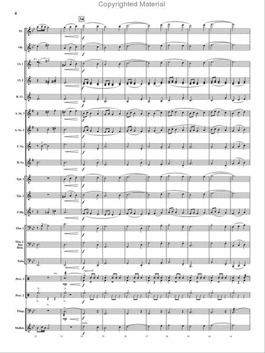 Viva Espania Viva Espania Concert Band scores gallery preview page 5